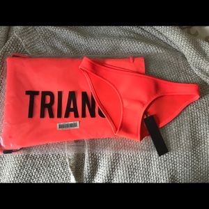 Triangl bottoms and bag